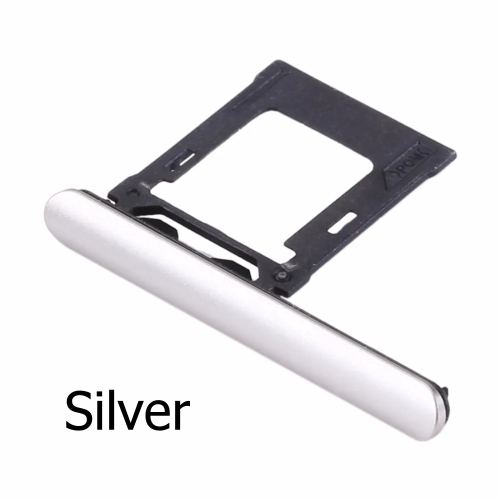 Daul один лоток для sim-карты Пылезащитная крышка для Sony Xperia XZ Premium XZP G8141 Micro SD/Sim кардридер держатель запасные части - Цвет: Daul sim silver