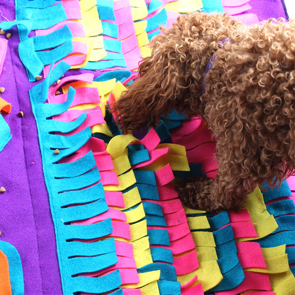 Коврик для домашних животных собак нахождение еды обучающее одеяло игрушки игр