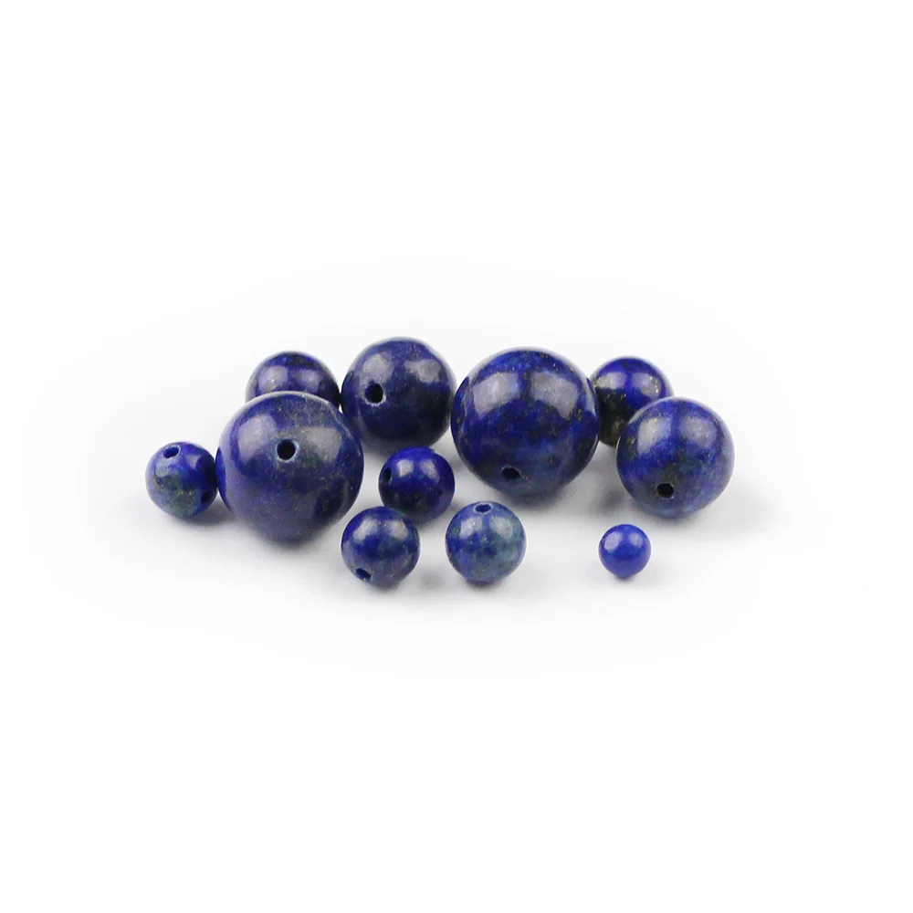 Натуральный камень BTFBES AAA бусины из лазурита шарики руды синего цвета 4/6/8/10/12 мм