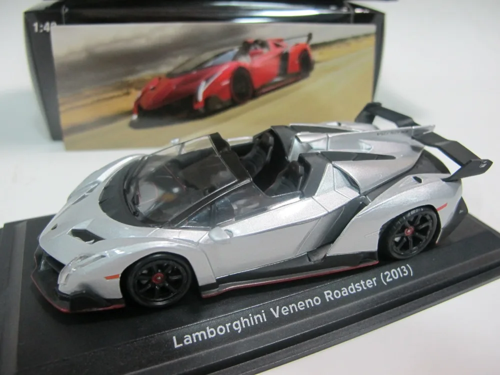 Литая под давлением игрушка модель 1:43 Lambor ghini Veneno Roadster 2013 Спортивный гоночный