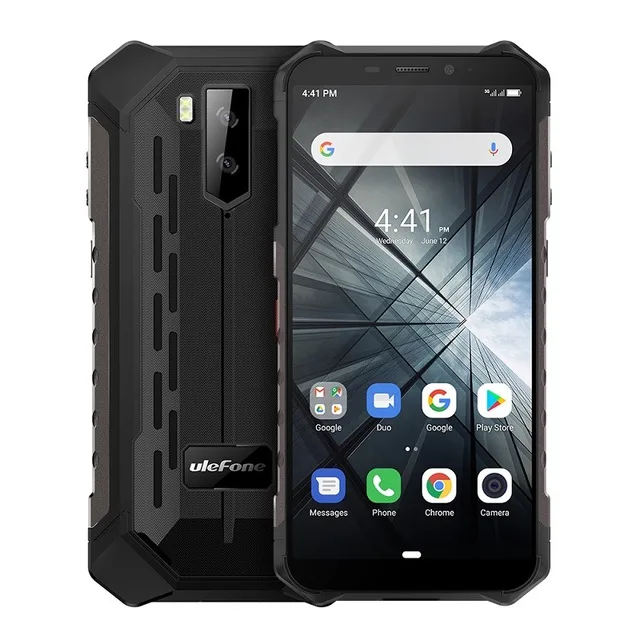 Перейти на Алиэкспресс и купить Ulefone Armor X3 смартфон с 5,5-дюймовым дисплеем, процессором MT6580, ОЗУ 2 Гб, ПЗУ 32 ГБ, Android 2019, 8 Мп, 9,0 мАч