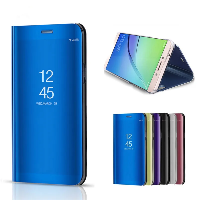 Чехол для смартфона Huawei P Smart P8 P20 P10 P9 lite Pro plus с откидной подставкой зеркальный