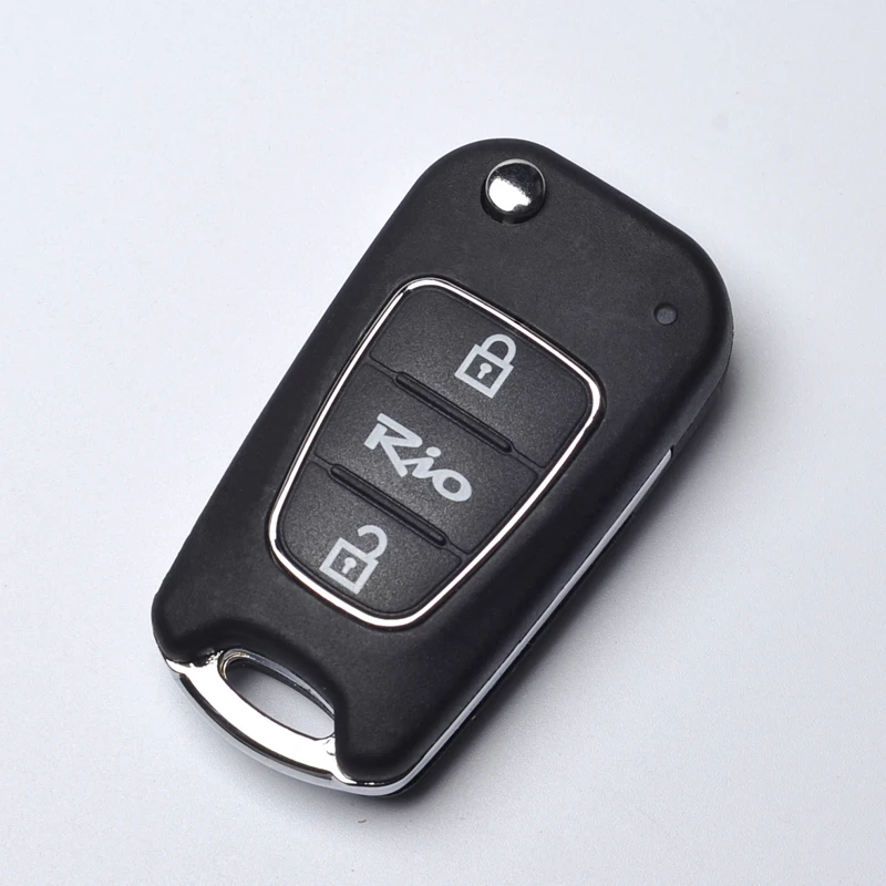 3 кнопки дистанционного откидного ключа для Kia Rio Sportage K2 K3 K5 Hyundai I30 IX35 Avante Verna авто