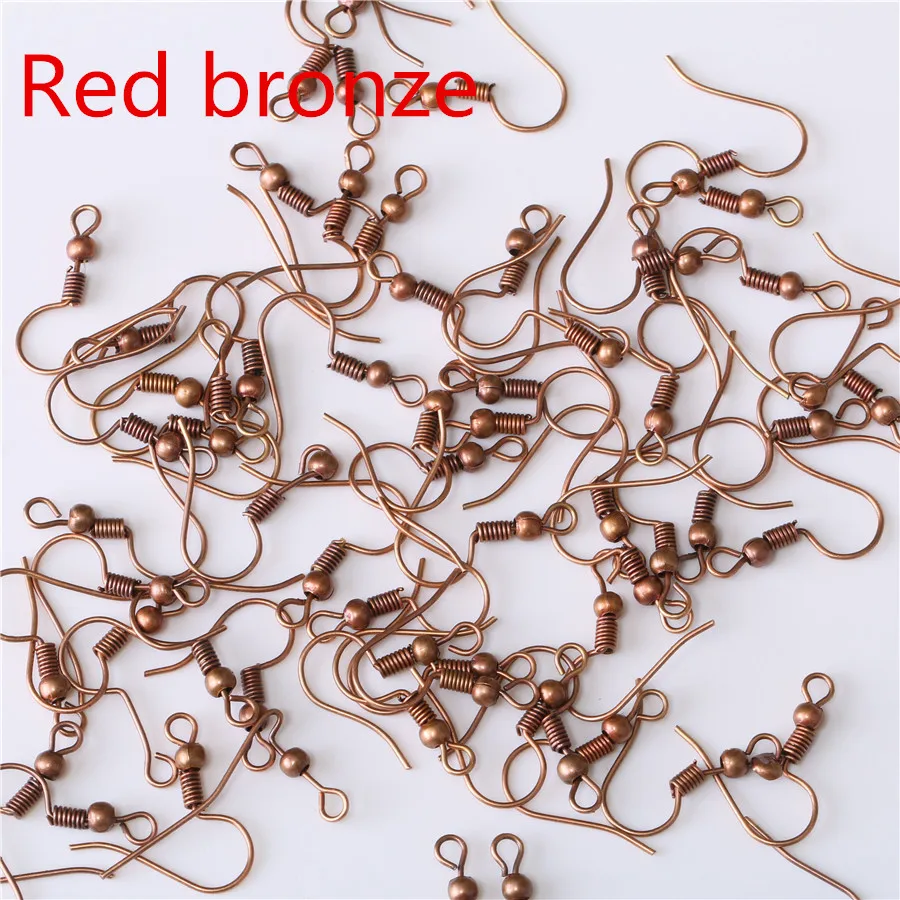100 шт./лот оптовая продажа серьги Diy фурнитура застежки крючки провода компоненты