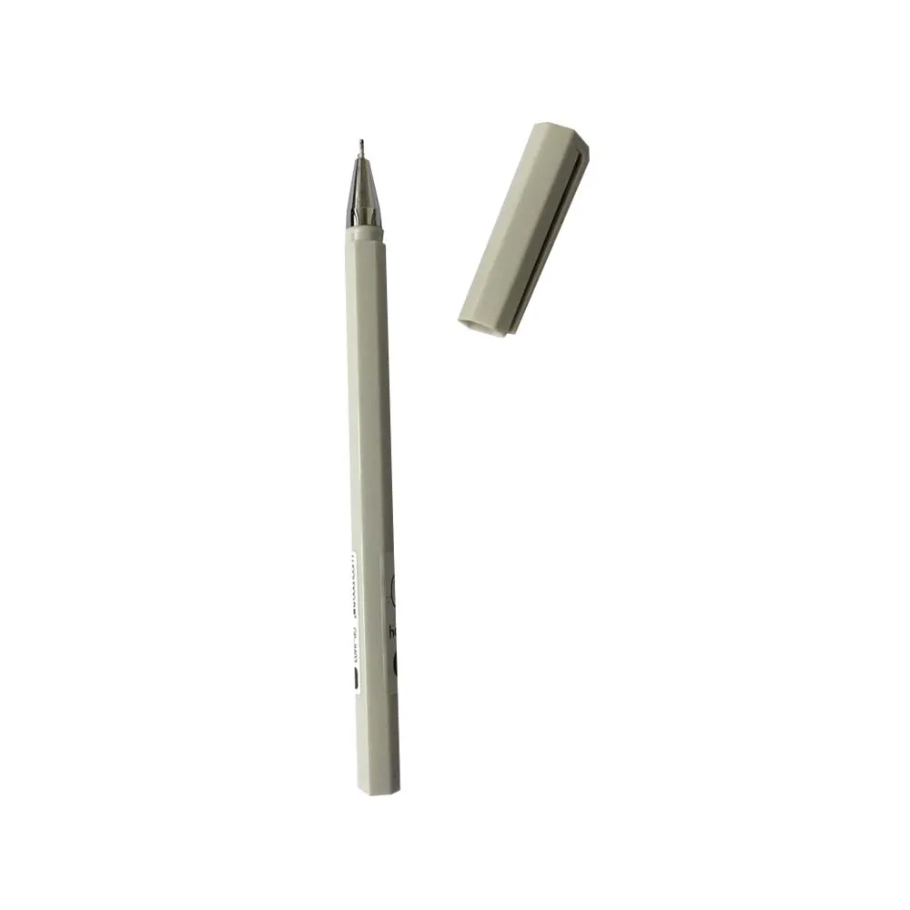 (10 шт./упаковка) пластиковая Шестигранная гелевая ручка с черными чернилами 0 5 мм