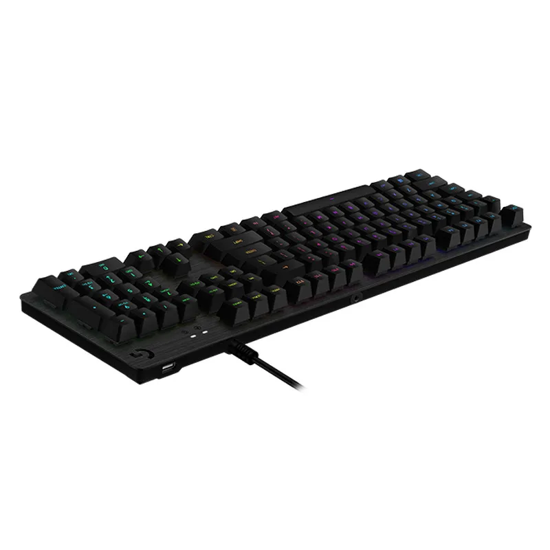 Клавиатура logitech G512, геймер, карбоновая, RGB, Проводная игровая подсветка, механическая клавиатура с Т-переключателем, Игровая клавиатура 19Jul10