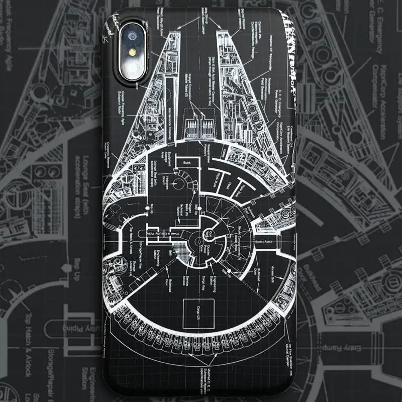 Ретро Рисунок "Звездные войны" чехол для телефона для Iphone X Xs Max Xr 10 8 7 6 6s Plus роскошный мягкий силиконовый чехол Fundas - Цвет: Black