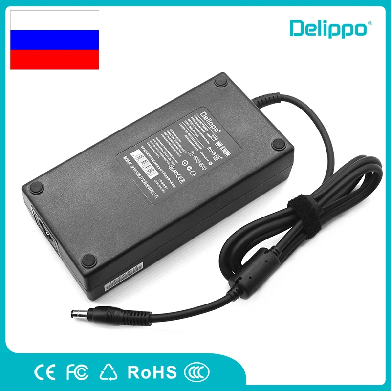 

Delippo 19V 9.5A 5.5*2.5mm 180W AC Laptop power adapter charger For ASUS G55VW G75VW ROG G750 G750JM G75 G46 G55 ADP-180HB B