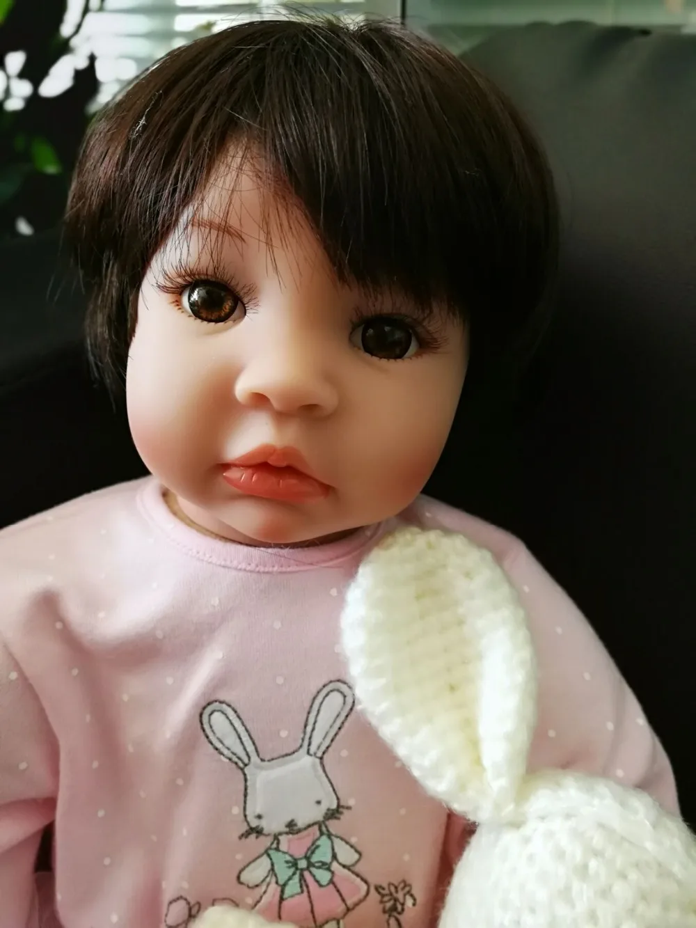 55 см очень красивый Реборн принцесса Изысканный Силиконовый виниловый