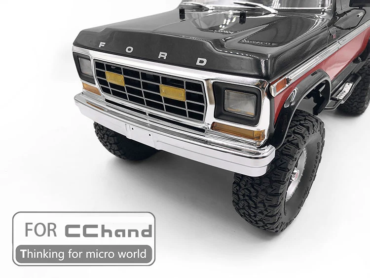 Металлический передний бампер для CC HAND BRONCO TRAXXAS TRX-4 Ford | Игрушки и хобби