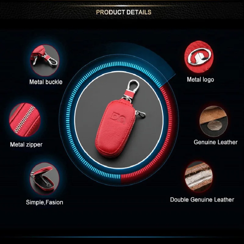 Новейший дизайн чехол бумажник для ключей автомобиля сумка держатель аксессуары