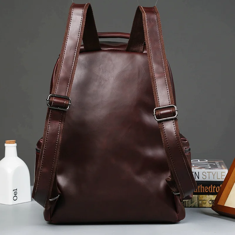 ПУ кожаный ретро рюкзак 10-дюймовый планшет сумка Многофункциональный