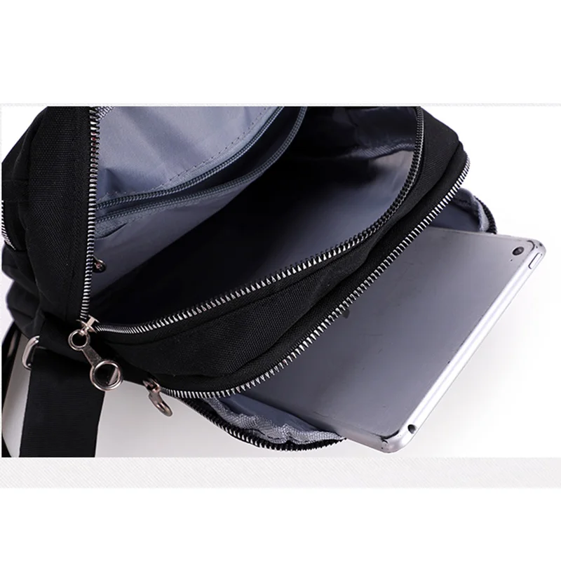 

Casual Small Shoulder Bags Nylon Multifunction Man Messenger Bags Ladies Crossbody Bag Purse Handbags