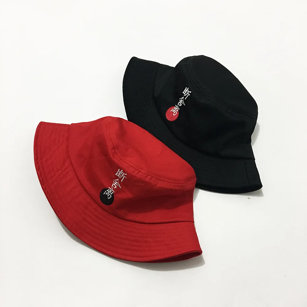 Китайская вышитая линия ретро японская Панама|japanese bucket hat|bucket hathat hat |