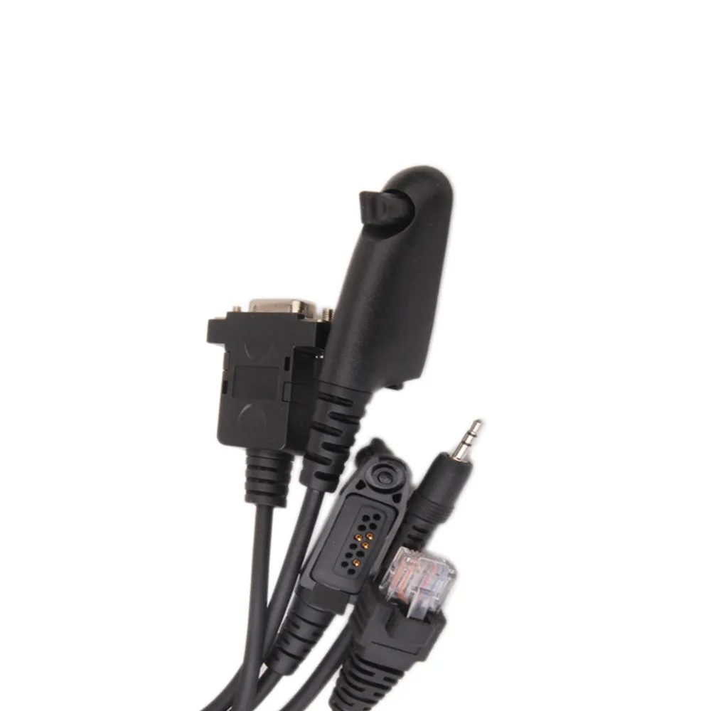 For Motorola Walkie Talkie Universal RIB-Less 5 IN 1 Programming Cable HKN9857 For Motorola Radios