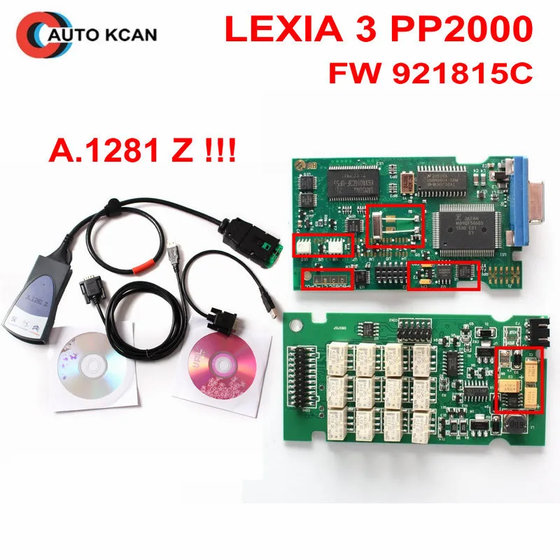 Высококачественные наклейки A 1281.Z 921815C прошивка Lexia 3 PP2000 V25 Lexia3 V48 Diagbox 7 83