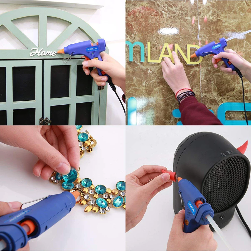 

Petpig High Temp 20W Glue Gun 110-220V Hot Melt Glue Removable DIY Tool Power Tool Small Craft