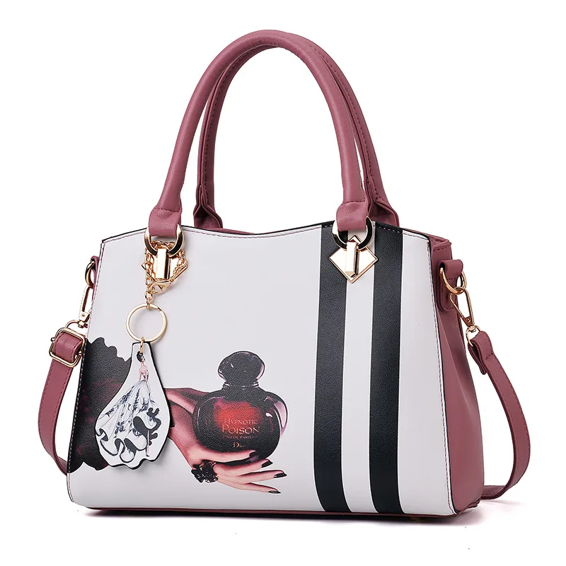 New Elegant Women Bag Fashion Leather Handbag Casual Tote Female Messenger Bags Shoulder Top Handle Lady Purse Wallet Bolsos | Багаж и
