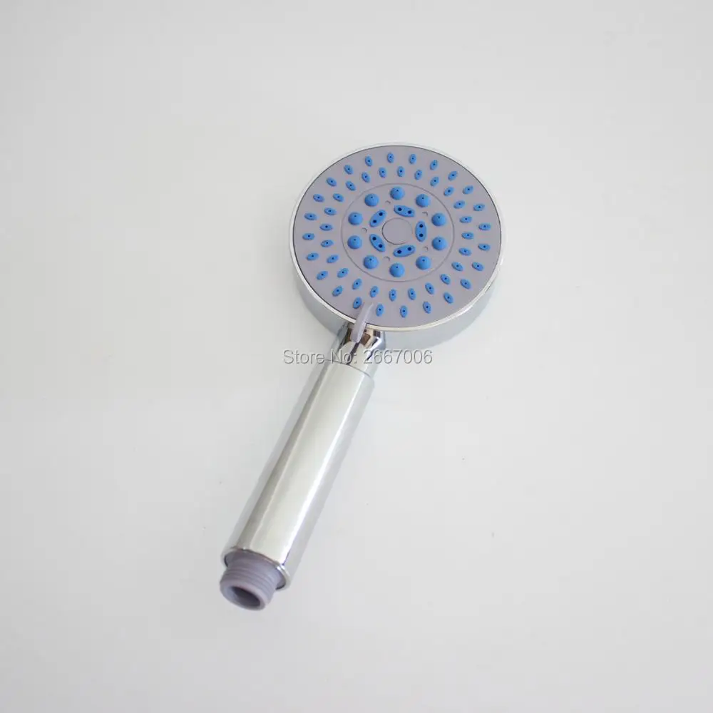 

Free Shipping Low Price Promotional Functional Shower Head ABS Chrome Polish Round Shape Bathroom Hand Held Shower nozzle GI1324