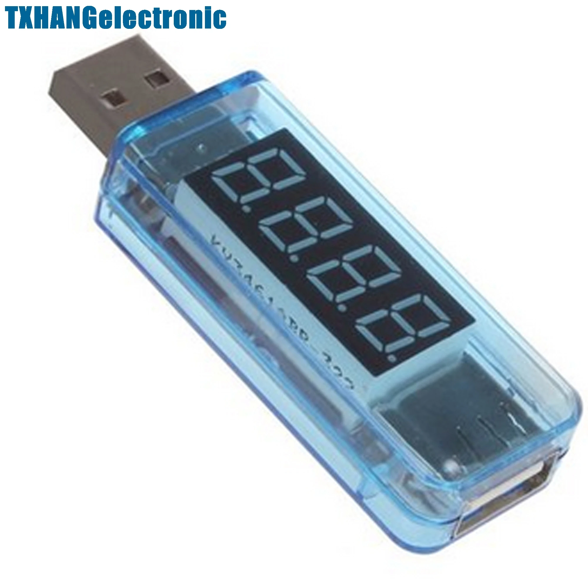 Портативный светодиодный цифровой USB тестер напряжения и тока | Электронные