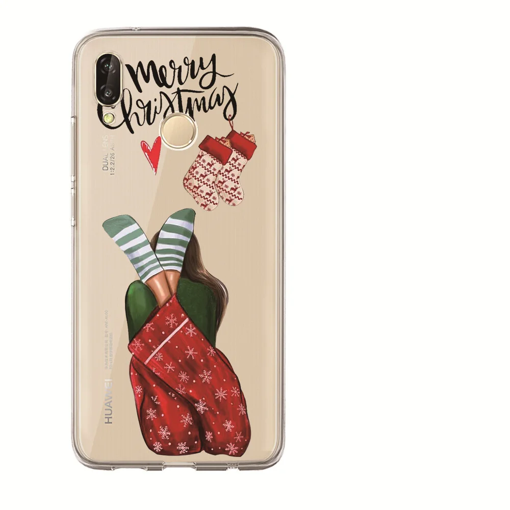 For Huawei Mate 20 Pro X Nova 2 P10 Plus P8 P9 Lite 2017 Honor 9 6A 10 Coque Etui Christmas Princess Girl Summer Phone Case |