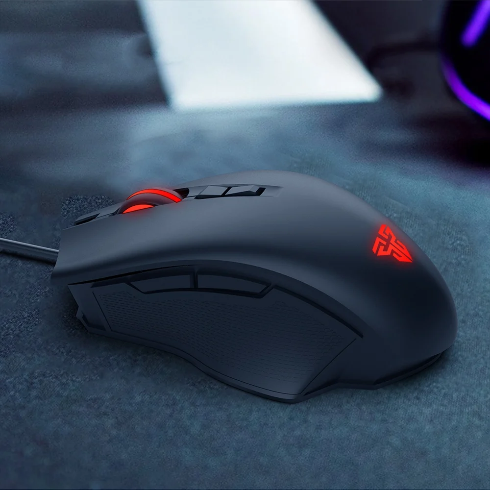 FANTECH X13 Проводная игровая мышь USB 7 кнопочная оптическая Rgb Led подсветка Макросъемка мышь геймер 4800 точек/дюйм для ПК ноутбук Настольный компьютер