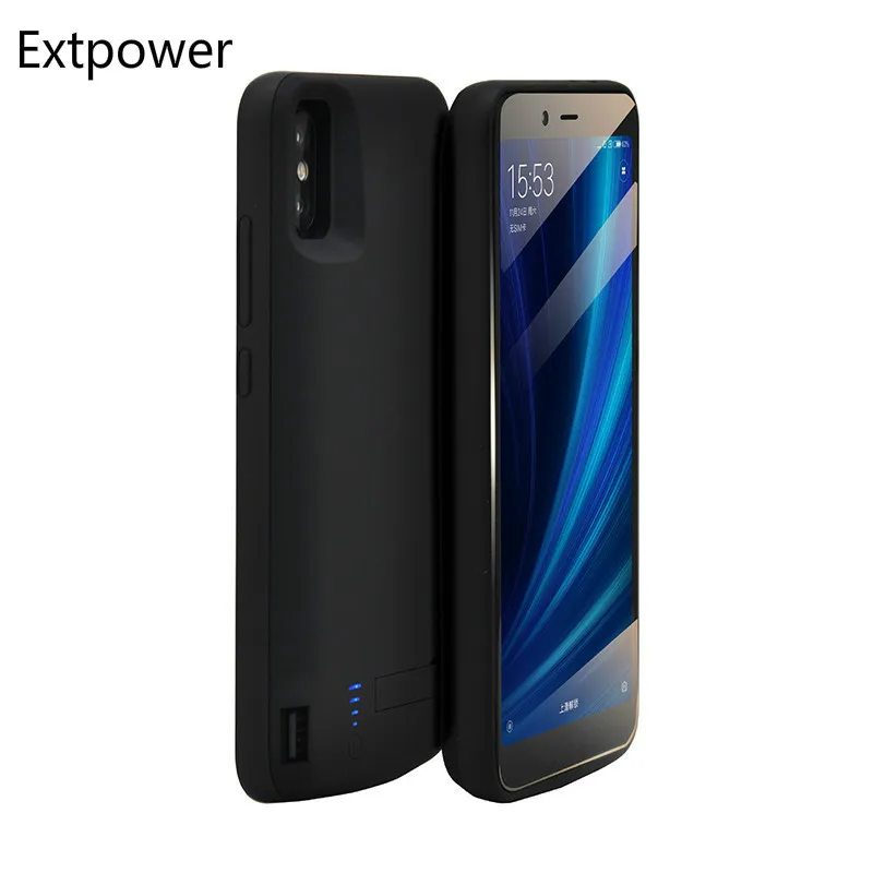 

Extpower 6000 мАч ультра тонкий внешний резервный блок питания чехол для Xiaomi Mi Mix 2S Mix3 портативное зарядное устройство