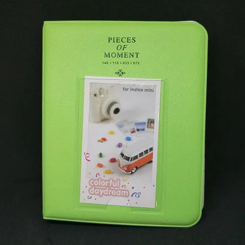 Green 64 кармана для Fujifilm Instax Mini Фильм 8 Корея альбом для фотоаппарата Instax Fotografia для Polaroid мгновенный чехол для фотографий в альбоме хранения - Цвет: Green