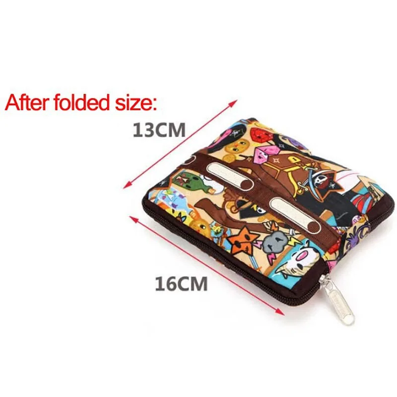 ЦЗИ ГЭН ПТИЦЫ Портативный Складной Хозяйственная Сумка Женщины Плечо Нейлоновые