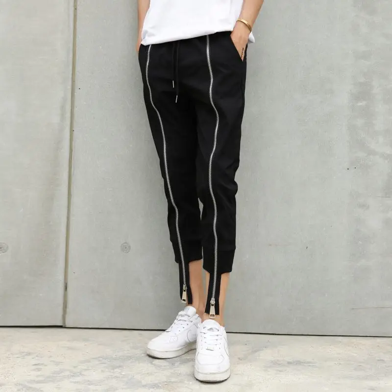 

S-5XL!!The new style of summer personality men's slim body and nine-point trousers trend harem trousers