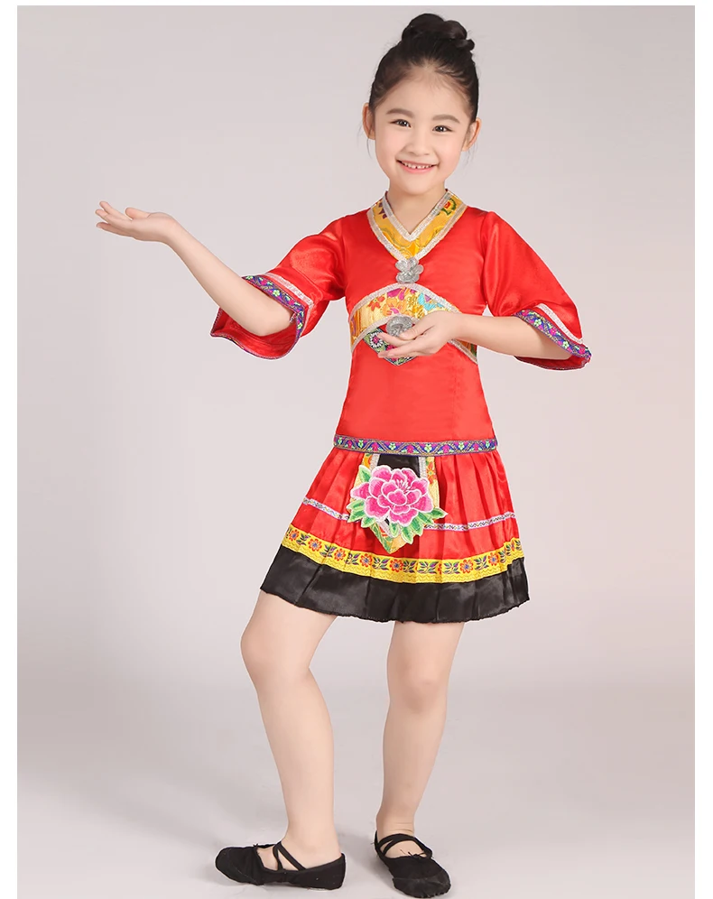 Костюмы Miao китайский костюм народного танца одежда Hmong | Тематическая и униформа