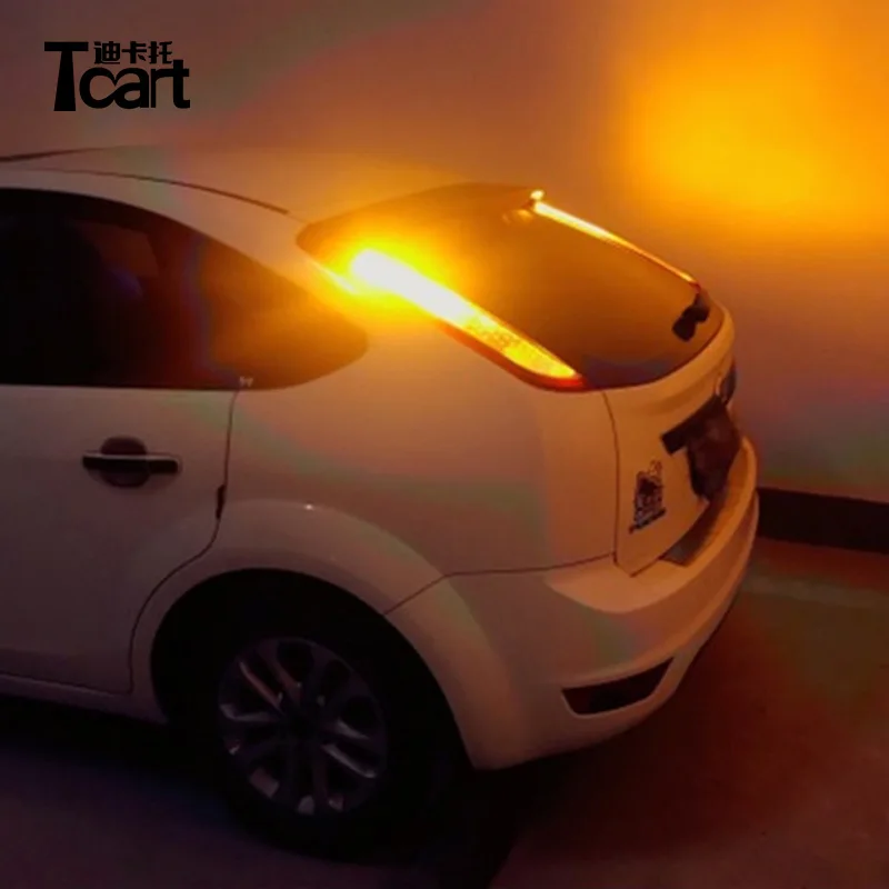 Tcart светодиодный лампы 3014 144smd Canbus T20 7440 PY21W поворотник светильник s drl запасной Для