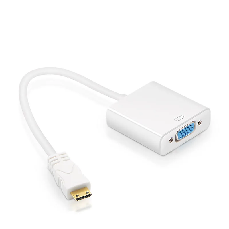 

Mini HDMI конвертер VGA, ноутбук, планшет, компьютер HD к VGA видео кабель
