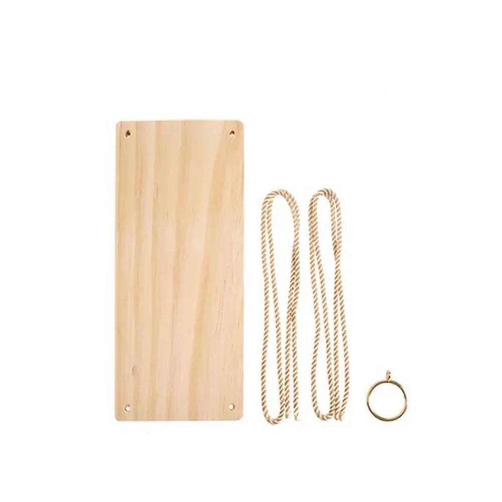 Rustic Hanging Rope Wooden Storage Shelves Holder Floating Shelf Rack Kitchen Bathroom Organizer Shelves|Подставки для хранения