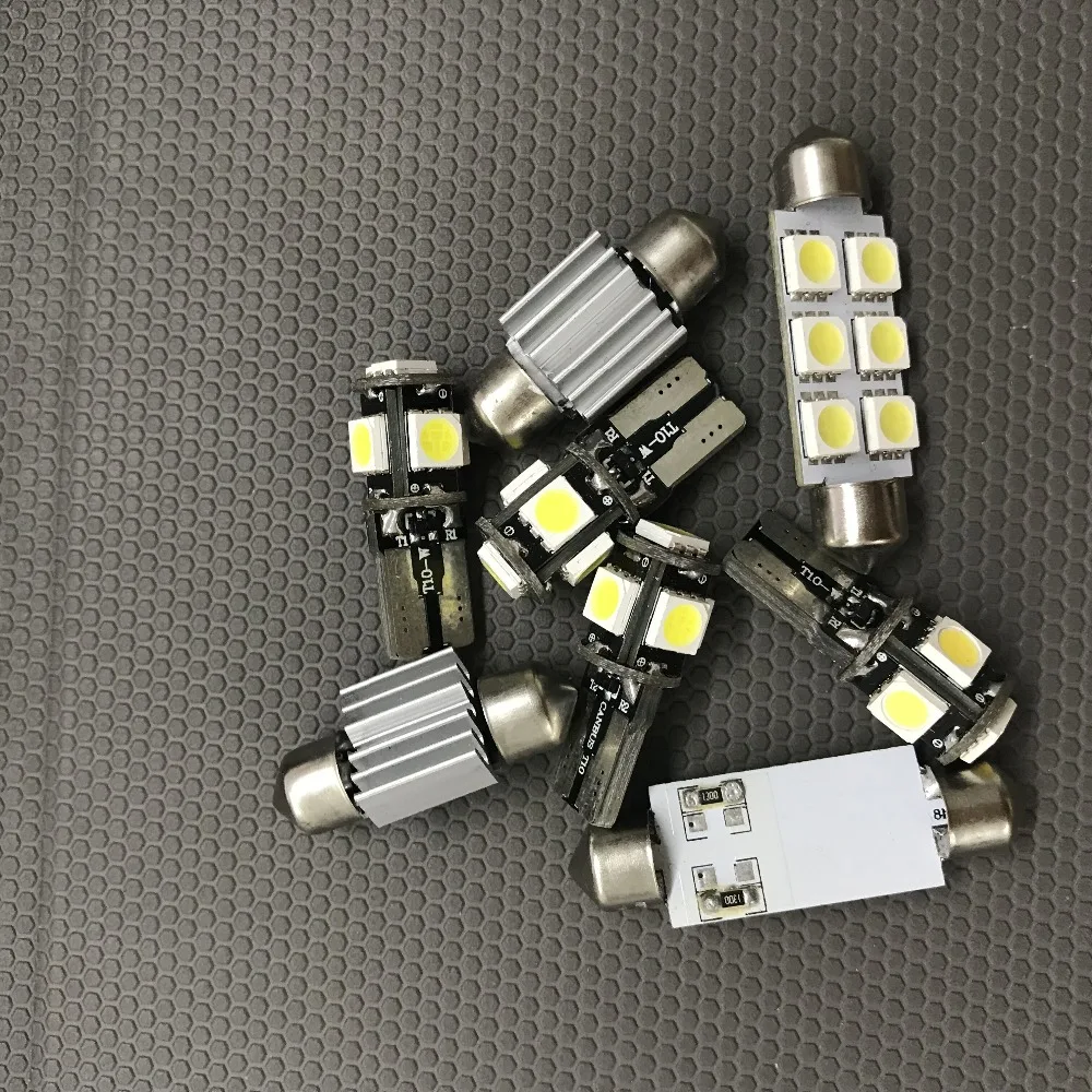 8 шт. белые светодиодные фонари комплект для интерьера 2004 2012 Toyota Prius C V Шаг