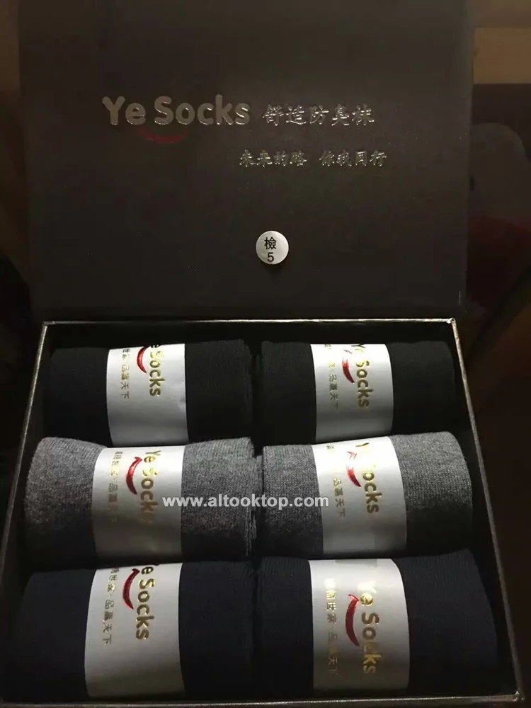 6 пар Профессиональный диабетической Носки Мужчины дезодорант