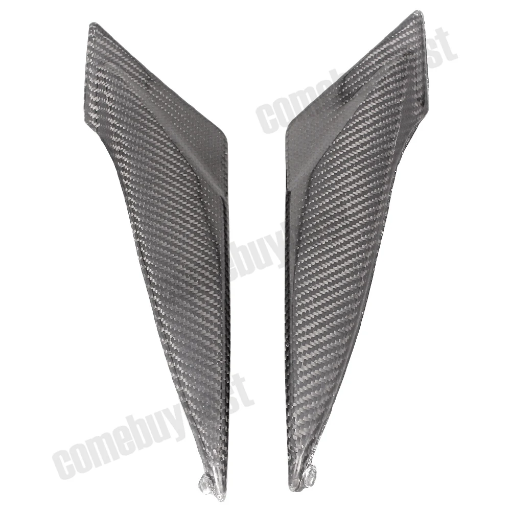 2 шт. черный карбоновый бак боковая крышка панели обтекатель для Suzuki GSXR600 GSXR750 2011