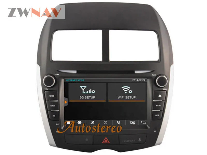 10,2 дюймов и 8 дюймов Android 7,1 автомобильный dvd-плеер gps навигация для Мицубиси ASX RVR Outlander Sport 2010