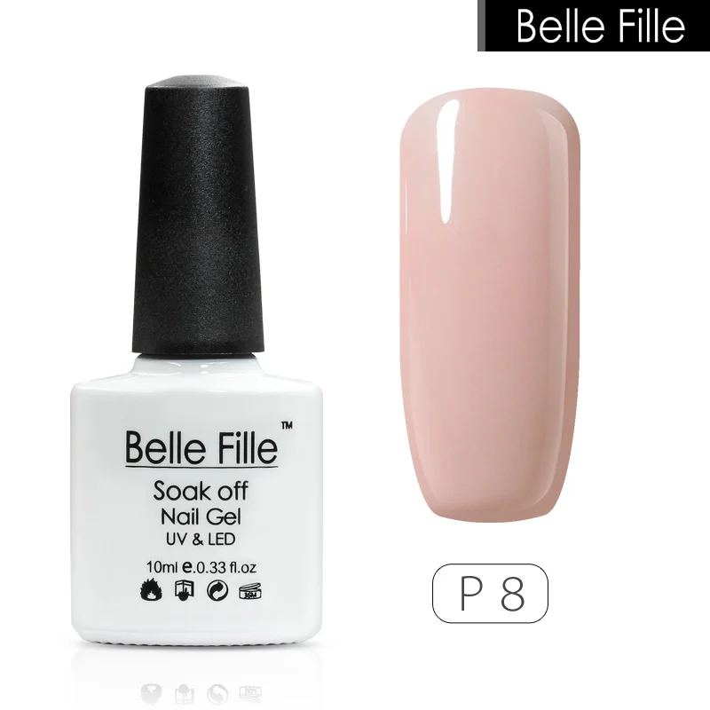 Belle Fille розовая серия УФ гель для ногтей набор Lakier hybrydoupy лак Vernis Полупостоянный DIY