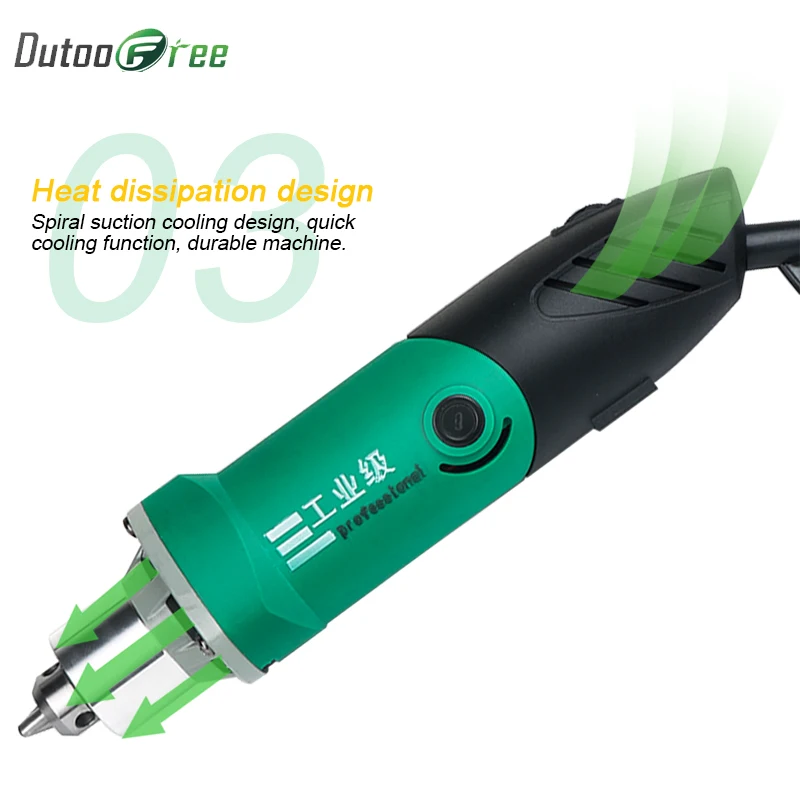 Dutoofree электрический гравер Dremel Стиль Мини электрическая дрель с вращающиеся
