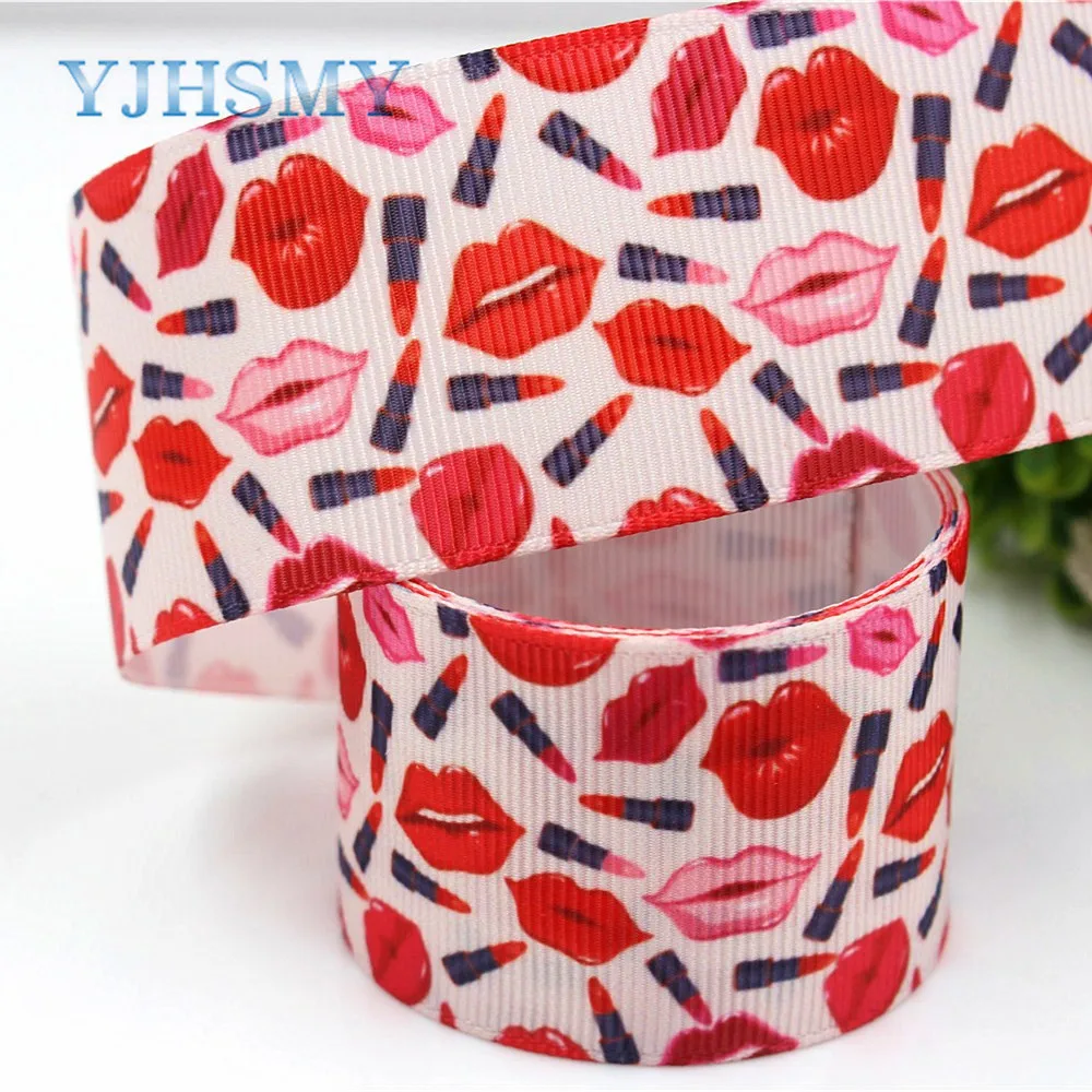 YJHSMY C-18416-760 38 мм 5 ярдов Мультяшные печатные корсажные ленты DIY ручная работа