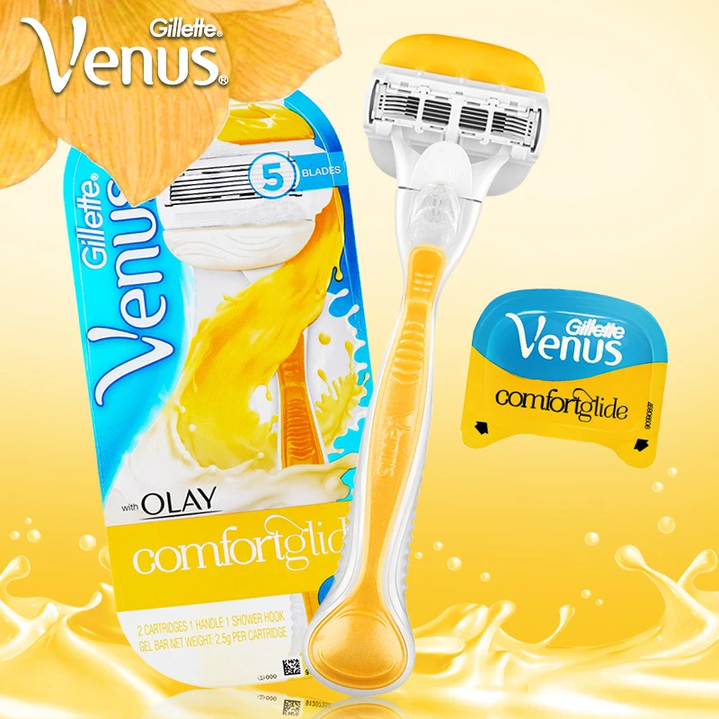 Gilltte Venus Razor OLAY комфортная Женская бритва женские лезвия для бритья и удаления