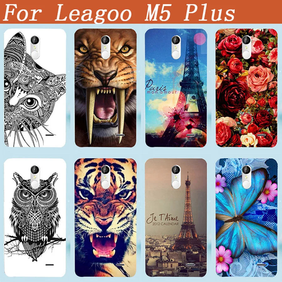 Для Leagoo M5 плюс задняя крышка чехол новый узоров Модный Защитный Мягкий из ТПУ с