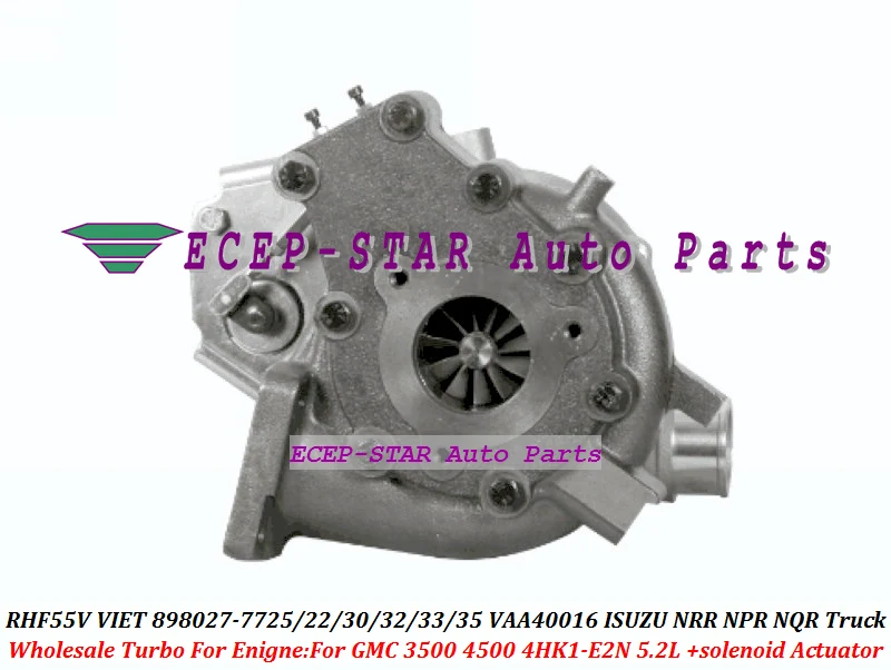 + Электромагнитный привод Turbo RHF55V VIET 8980277725 8980277722 VAA40016 для ISUZU NRR NPR NQR грузовик GMC 3500