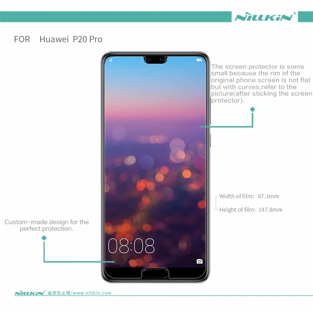 Защитная пленка NILLKIN для HUAWEI P20 / lite pro Матовая Антибликовая устойчивая к царапинам