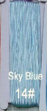 14 Sky Blue 30 м = 30mx1 рулон, 3 мм плоский Сутажный нейлоновый шнур+ Змеиный живот/вогнутые ювелирные изделия аксессуары веревка макраме браслет ожерелье нить - Цвет: 14 Sky Blue