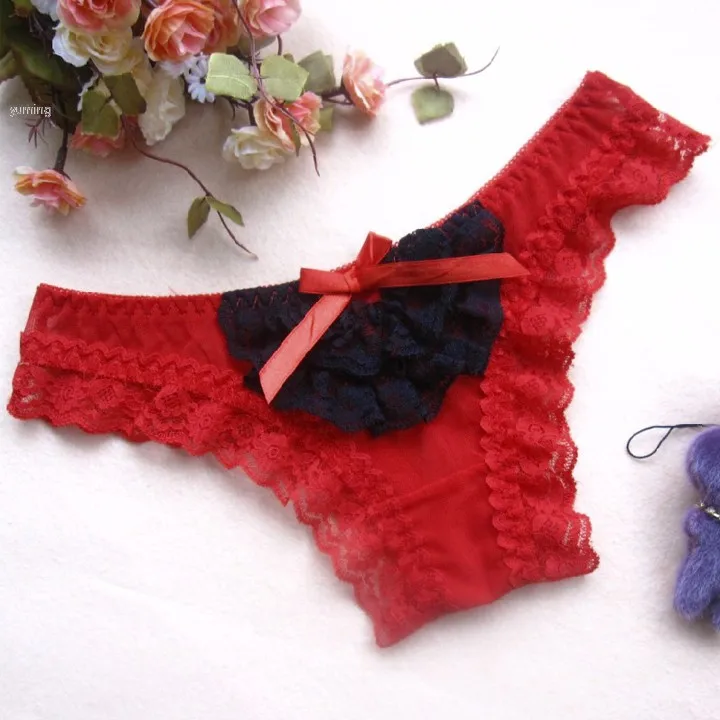 Новый женский горячая сексуальное мода трусики кружева белье нижнее 4 цветов 41 |