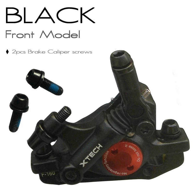 ZOOM HB-100, масляный дисковый тормоз для шоссейного велосипеда, MTB, велосипедный тормоз, линия для горного велосипеда, тянущий Гидравлический дисковый тормоз, комплекты передних и задних тормозов - Цвет: Black-Front
