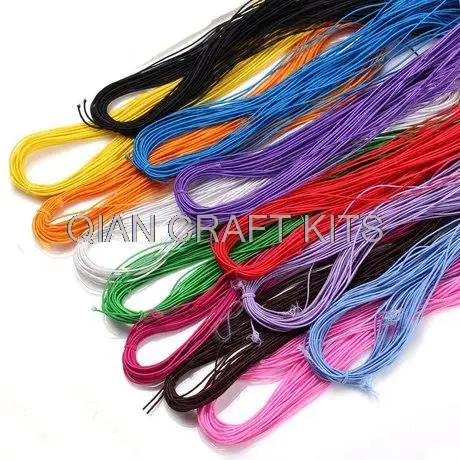 

200meters mixed colors 1mm Elastic string elastic cord elastic band for jewelry making elastic bracelet stretchable