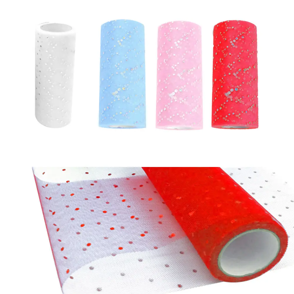 Тюль с блестками в рулонах 6 дюймов 10 лет|Украшения своими руками для вечеринки| |